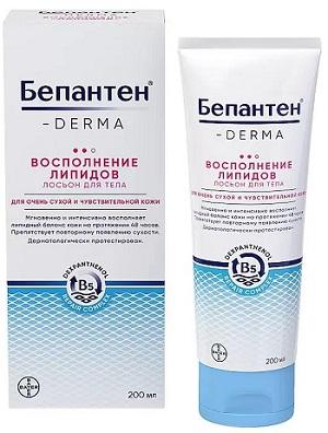Фото Бепантен Derma Восстановление липидов, лосьон для тела, 200 мл Фото Бепантен Derma Восстановление липидов, лосьон для тела, 200 мл