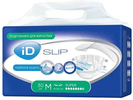 Фото iD Slip, подгузники для взрослых (М), 30 шт.
