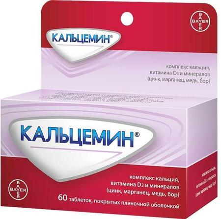 Фото Кальцемин, таблетки покрытые пленочной оболочкой, 60 шт.