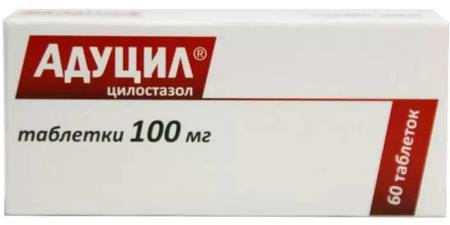 Фото Адуцил, таблетки 100 мг, 60 шт.