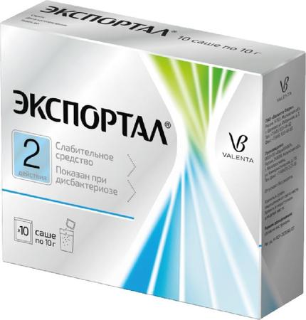 Фото Экспортал, порошок, пакетики 10 г, 10 шт.