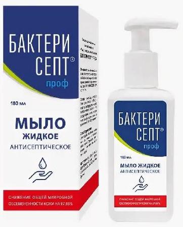 Фото Бактерисепт Проф, жидкое мыло с антисептиком, 180 мл