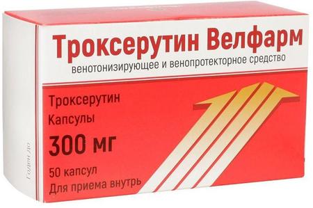 Фото Троксерутин Велфарм, капсулы 300 мг, 50 шт.