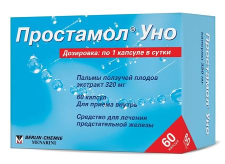 Фото Простамол Уно, капсулы 320 мг, 60 шт.