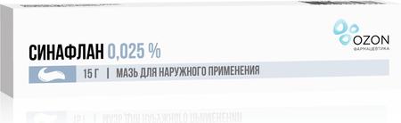 Фото Синафлан, мазь 0.025%, 15 г