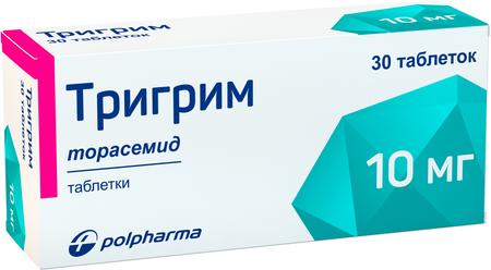 Фото Тригрим, таблетки 10 мг, 30 шт.