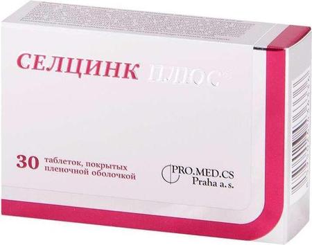 Фото Селцинк Плюс, таблетки покрыт. плен. об., 30 шт.