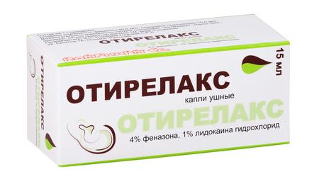 Фото Отирелакс, капли ушные, 15 мл