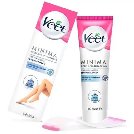 Фото Veet MINIMA, крем для депиляции для чувствительной кожи, 100 мл