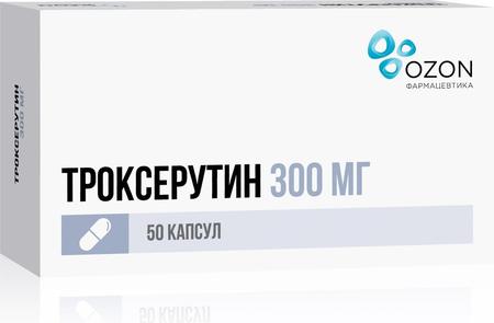Фото Троксерутин, капсулы 300 мг (Озон), 50 шт.