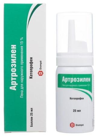 Фото Артрозилен, пена 15%, 25 мл