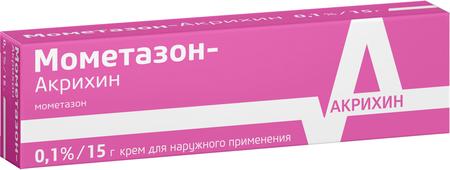 Фото Мометазон-Акрихин, крем 0.1%, 15 г