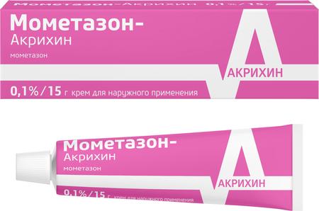 Фото Мометазон-Акрихин, крем 0.1%, 15 г