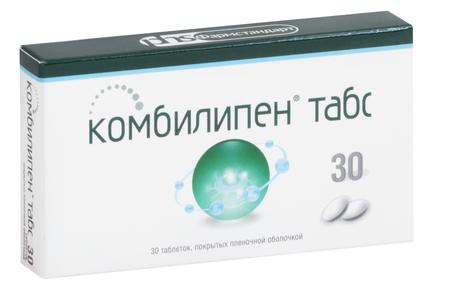 Фото Комбилипен Табс, таблетки покрыт. плен. об., 30 шт.