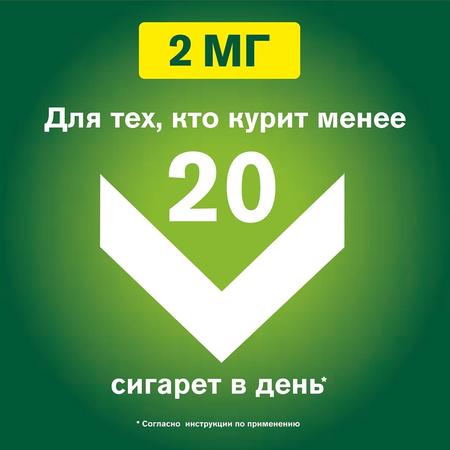 Фото Никоретте, таблетки для рассасывания (фруктовые) 2 мг, 20 шт.