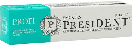 Фото ПрезиДент Профи Smokers, зубная паста, 50 мл Фото ПрезиДент Профи Smokers, зубная паста, 50 мл