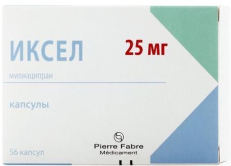 Фото Иксел, капсулы 25 мг, 56 шт.