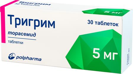 Фото Тригрим, таблетки 5 мг, 30 шт.