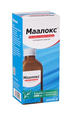 Фото Маалокс, суспензия, 250 мл