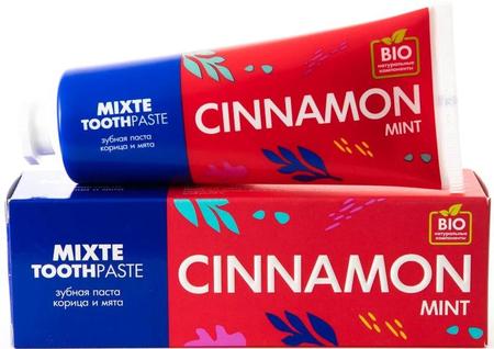 Фото Mixte Cinnamon Mint (Корица и Мята), зубная паста, 100 г Фото Mixte Cinnamon Mint (Корица и Мята), зубная паста, 100 г