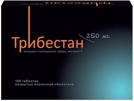 Фото Трибестан, таблетки покрыт. плен. об. 250 мг, 180 шт.