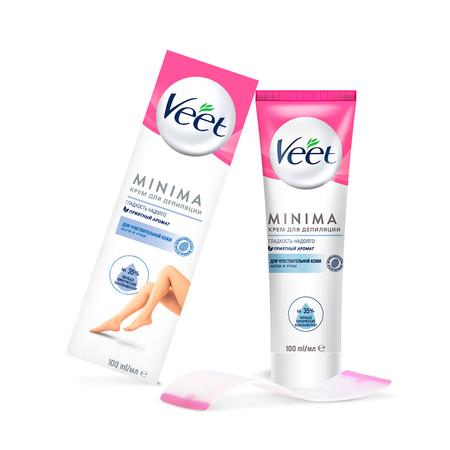 Фото Veet MINIMA, крем для депиляции для чувствительной кожи, 100 мл