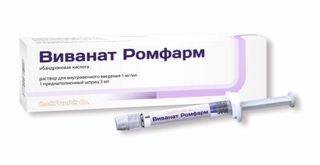 Фото Виванат Ромфарм, раствор 1 мг/мл, шприц 3 мл, 1 шт.