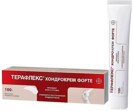 Фото Терафлекс Хондрокрем Форте, крем 1%+5%, 100 г