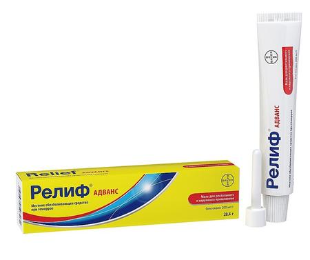 Фото Релиф Адванс, мазь, 28.4 г