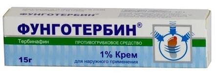 Фото Фунготербин, крем 1%, 15 г