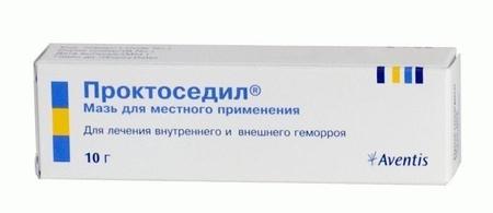 Фото Проктоседил, мазь, 10 г