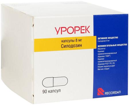 Фото Урорек, капсулы 8 мг, 90 шт.