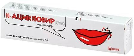 Фото Ацикловир Белупо, крем 5%, 10 г