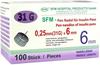 Фото SFM, игла для шприц-ручек 31G, 0.25 х 6 мм, 100 шт.