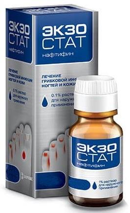 Фото Экзостат р-р д/наруж прим 1 % фл 20 мл х1