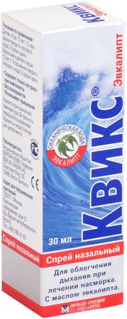 Фото Квикс Эвкалипт, спрей назальный, 30 мл