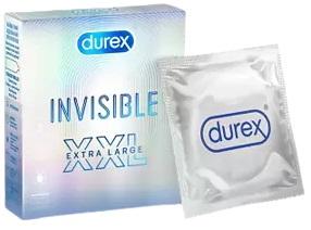 Фото Дюрекс Invisible XXL, презервативы, 3 шт.