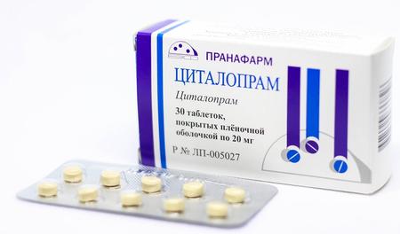 Фото Циталопрам, таблетки покрыт. плен. об. 20 мг, 30 шт.