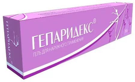 Фото Гепаридекс, гель для наружного применения 50 г, 1 шт.