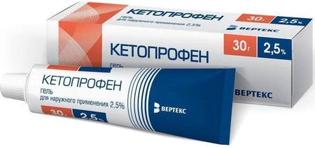 Фото Кетопрофен, гель 2.5%, 30 г