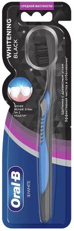 Фото Oral-B 3D White Whitening Black, зубная щетка средняя Фото Oral-B 3D White Whitening Black, зубная щетка средняя