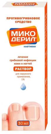 Фото Микодерил, раствор 1%, 30 мл