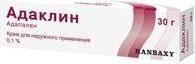 Фото Адаклин, крем 0.1%, 30 г