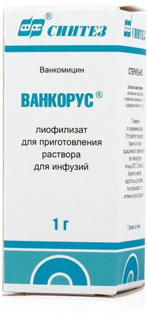 Фото Ванкорус, лиофилизат, 1 г