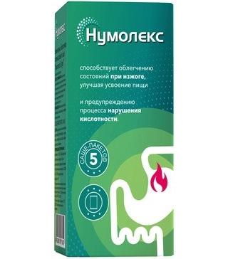 Фото Нумолекс Al Gel, гелевая суспензия, саше 16 мл, 5 шт.