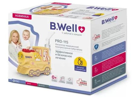 Фото Ингалятор B.Well PRO-115 (паровозик)