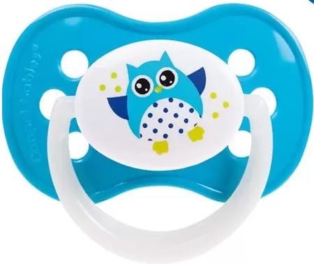Фото Owl (сова), пустышка симметричная силиконовая (от 18 месяцев), 1 шт.
