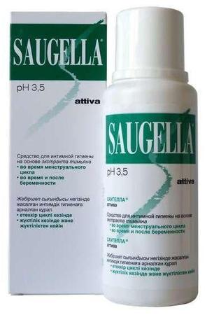 Фото Саугелла Аттива, мыло жидкое для интимной гигиены, 250 мл