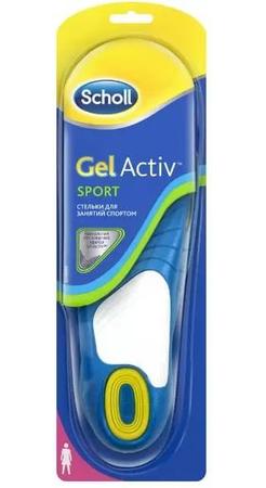 Фото Шолл GelActive Sport, стельки для занятий спортом для женщин, 2 шт.