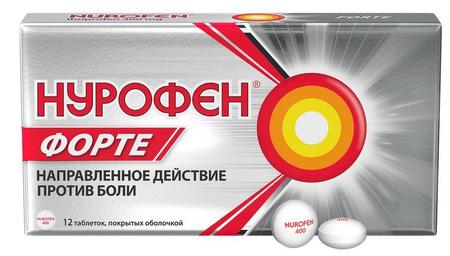 Нурофен форте, таблетки 400 мг, 12 шт.